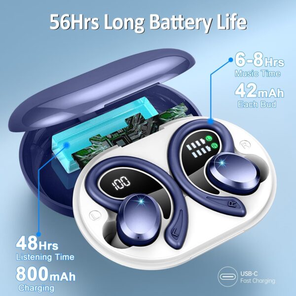 71MXyXclzL._AC_SL1500_.jpg Wireless Earbuds Sport, 2025 Bluetooth 5.4 Headphones Bass H...