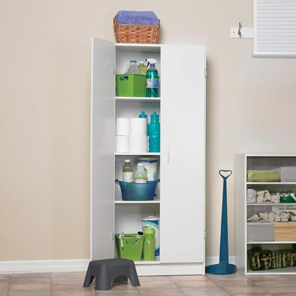 71OinnakpmL._SL1500_.jpg ClosetMaid Pantry Cabinet Cupboard with 2 Doors, Adjustable ...
