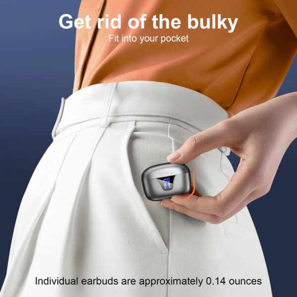 71R8y5adICL._AC_SL1500_.jpg ZIUTY Wireless Earbuds Bluetooth Headphones,Long Playtime, P...