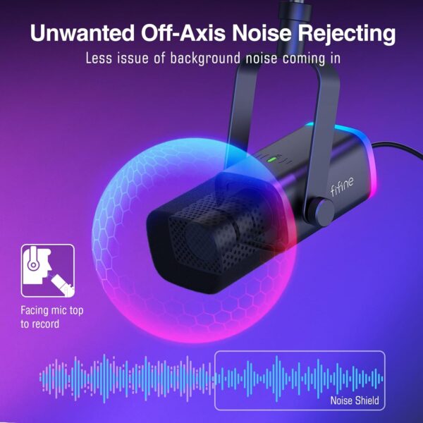 71SELQypPHL._AC_SL1500_.jpg FIFINE XLR/USB Gaming Microphone Set, Dynamic PC Mic for Str...