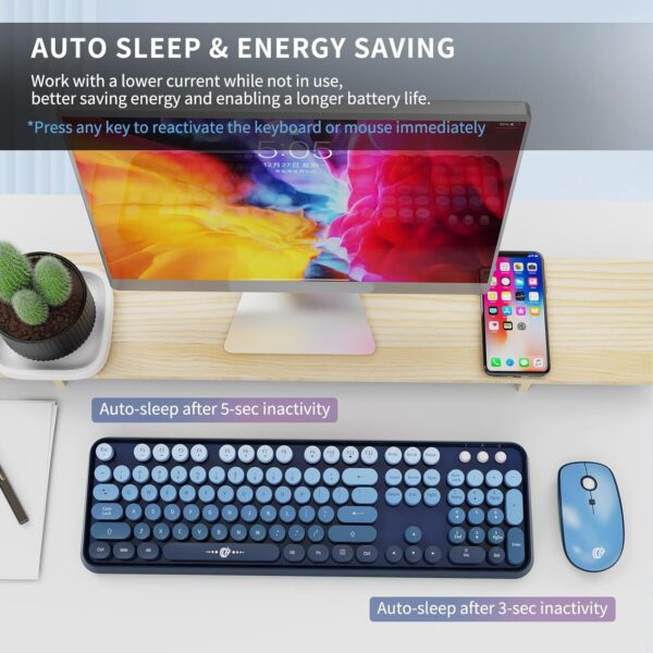 71SujiFJWyL._AC_SL1500_.jpg FOPETT Wireless Keyboard and Mouse Combo - 2.4G Full-Sized C...