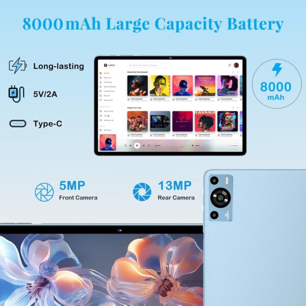 71TJJTkYPL._AC_SL1500_.jpg Tablet 11 inch, 2025 Android 14 Tablet with 24GB RAM 256GB R...