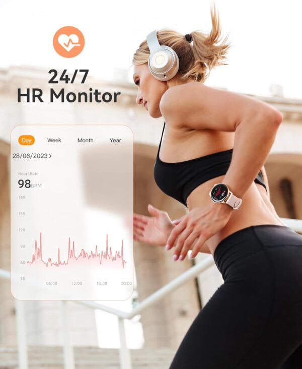 71V-3wdV3CL._AC_SL1500_.jpg AGPTEK Smart Watch for Women, 5ATM Waterproof Smartwatch for...