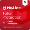 McAfee Total Protection 5-Device 2025 | 1-Year Subscription ...