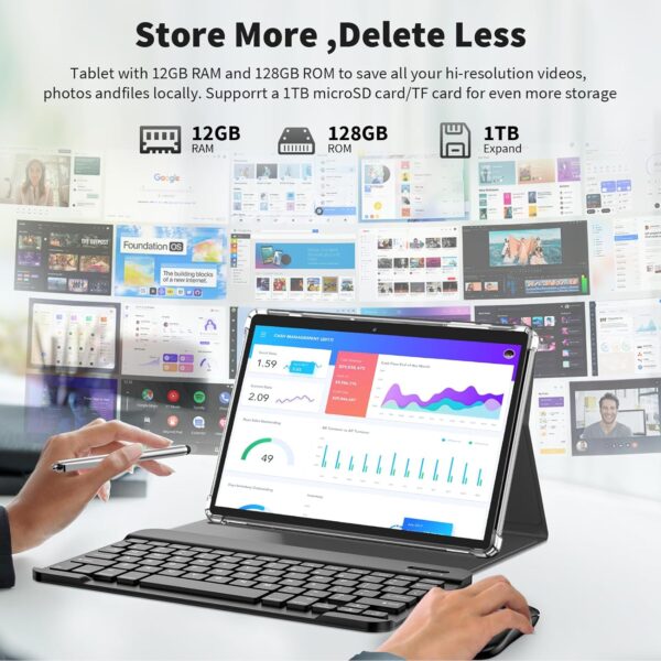 71VpCHnXb0L._AC_SL1500_.jpg Android Tablet with Keyboard, Android 14 Tablet, 12(6+6) GB+...