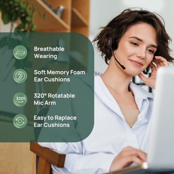 71W2Bhht-yL._AC_SL1500_.jpg Yealink WH66 Wireless Headset with 4" Screen, DECT & Bluetoo...