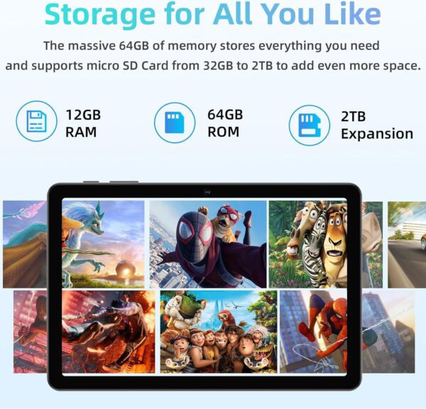 71WUTnSqlfL._AC_SL1500_.jpg Tablet, 10 inch Android 15 Tablet with Octa-Core Processor, ...