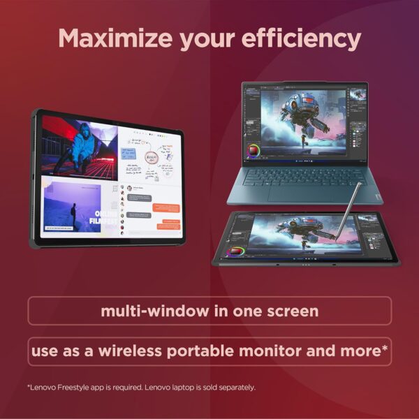 71WVasLkQwL._AC_SL1500_.jpg Lenovo Tab P12-2024 - Expansive Touchscreen Tablet - 12.7" 3...