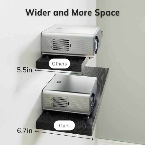 71WcUNd6WyL._AC_SL1500_.jpg BAYKA Floating Shelves for Wall, Wall Mounted Rustic Wood Sh...