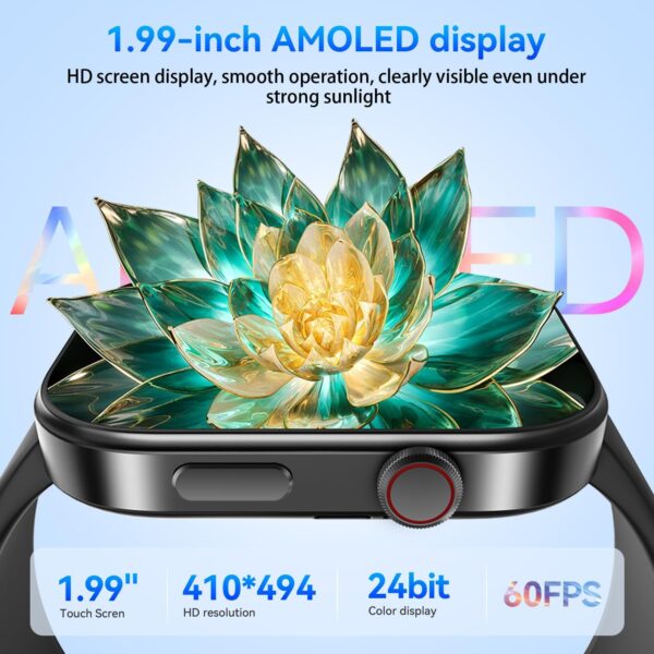 71XRkuQGRYL._AC_SL1500_.jpg aeac Smart Watch for Men Women iPhone & Android,1.99" AMOLED...