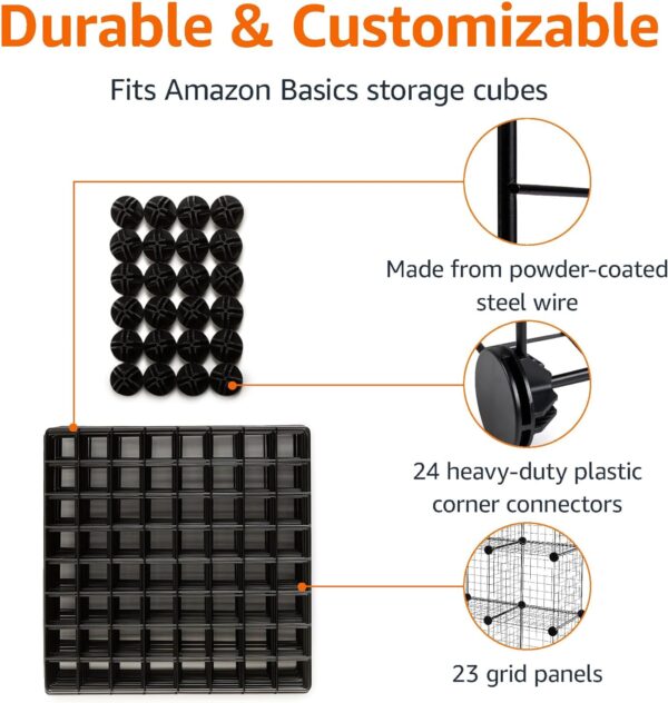 71XYaTsIvWL._AC_SL1500_.jpg Amazon Basics 6-Cube Wire Grid Stackable Storage Shelves, 12...