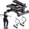 Sunny Health & Fitness Mini Stepper for Exercise at Home, St...