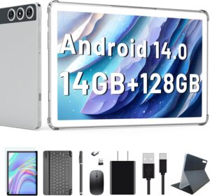 2025 Latest Android 14 Tablet, 10 inch Tablet with 128GB Sto...