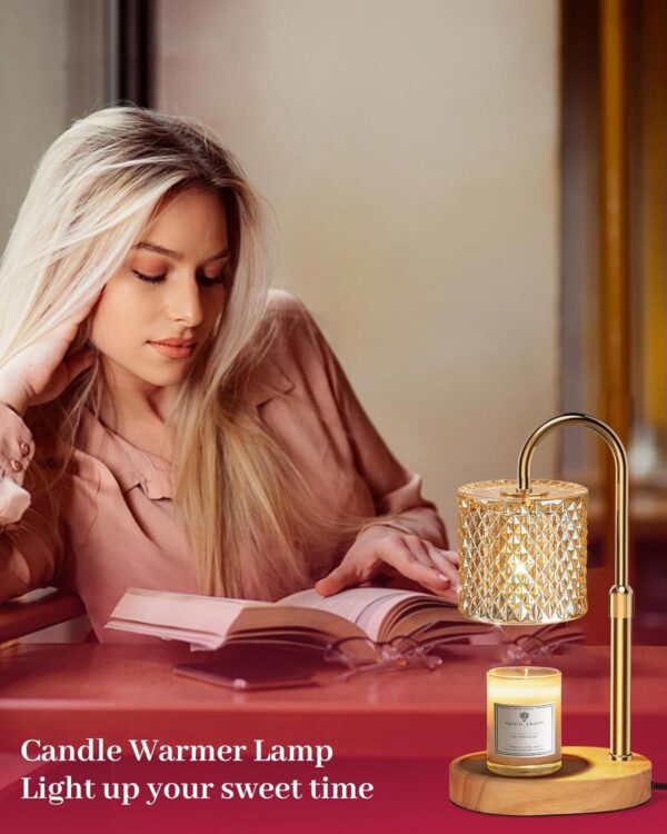 71ZwCAzj7gL._AC_SL1500_.jpg Candle Warmer Lamp with Timer Dimmer Adjustable Height for N...