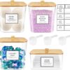 3+1 Pack Laundry Pods Container,Clear Laundry Room Organizat... 3+1 Pack Laundry Pods Container,Clear Laundry Room Organizat...