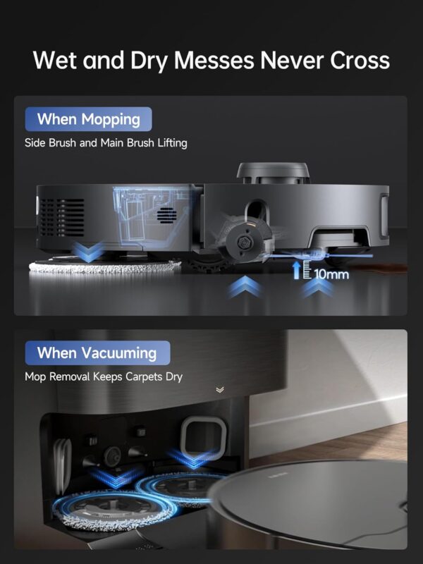 71a-YCdirQL._AC_SL1500_.jpg DREAME X40 Ultra Robotic Vacuum with Removable & Liftable Mo...