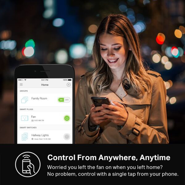 71ahxDA3z-L._SL1500_.jpg Kasa Smart Plug Mini 15A, Apple HomeKit Supported, Smart Out...