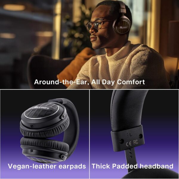 Linsoul Kiwi Ears Ellipse Over Ear Headphone, Studio-Grade D...