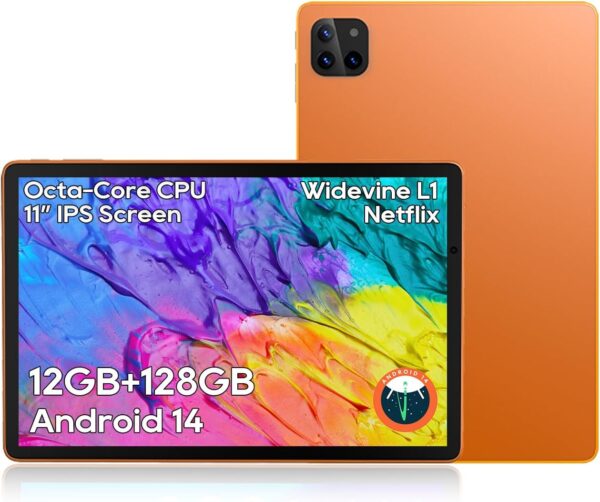 Android Tablets, 11 inch Octa-Core Processor Tablet with 2 Y... Android Tablets, 11 inch Octa-Core Processor Tablet with 2 Y...
