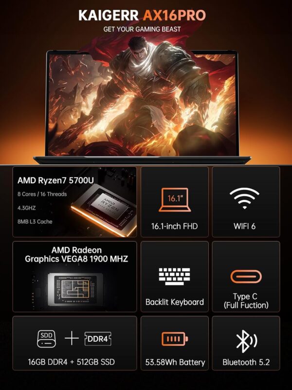 71bB2aniZL._AC_SL1500_.jpg ACEMAGIC 2025 Gaming Laptop, Laptop Computer with AMD Ryzen ...