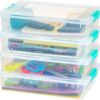 IRIS USA 6 Qt. Plastic Storage Bins Containers with Lids, IRIS USA 6 Qt. Plastic Storage Bins Containers with Lids, 4 ...
