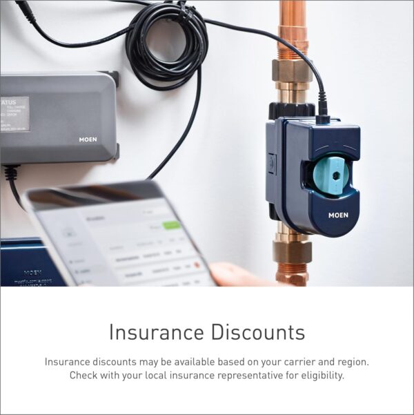 71boFDlUnRL._AC_SL1500_.jpg Moen Flo Smart Water Monitor and Automatic Shutoff Sensor, W...