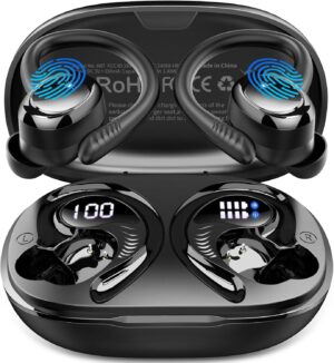Wireless Earbuds Bluetooth 5.4 Headphones Sport, 2025 Blueto... Wireless Earbuds Bluetooth 5.4 Headphones Sport, 2025 Blueto...
