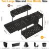 71cy4N6wl7L._AC_SL1500_.jpg 3 Pack Under Sink Organizers and Storage L-Shaped, 2 Tier Sl...