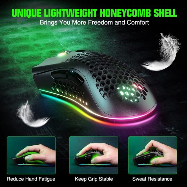 71d6TknGgWL._AC_SL1000_.jpg KM-1 Gaming Mouse, Wireless Mouse Gaming Computer Mice USB w...