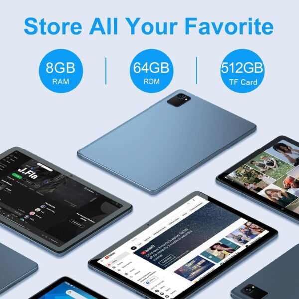71ddNdTwLTL._AC_SL1500_.jpg 10.1" Android 12 Tablet - Octa-Core CPU 8GB RAM 64GB ROM, 12...