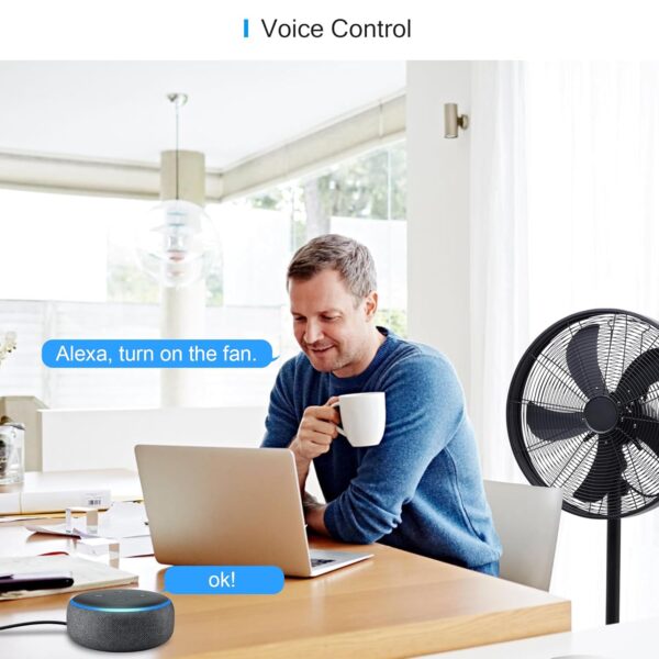 71fmed3VAHL._SL1500_.jpg EIGHTREE Smart Plug, Smart Plugs That Work with Alexa and Go...