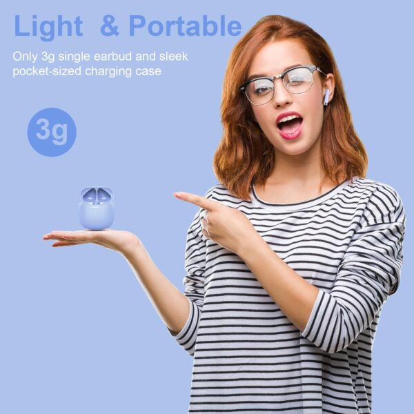 Wireless Earbuds, Bluetooth 5.4 Headphones in Ear with Noise...