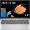 HP 17 Laptop (17.3" FHD Anti-Glare, AMD Ryzen 5 7430U, 32GB ...