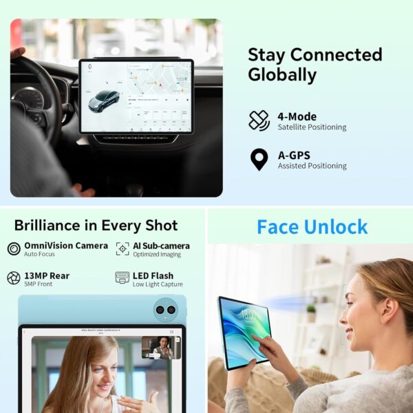 71h8W9Ma9WL._AC_SL1500_.jpg TECLAST Tablet 11 inch Android 14 Tablets, P50 14GB+128GB,1T...