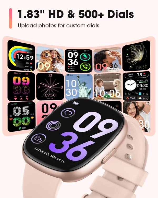 Smart Watches for Women Men with Call: Fitness Trackers with...