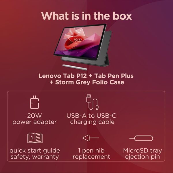 71jD-t4u1hL._AC_SL1500_.jpg Lenovo Tab P12-2024 - Expansive Touchscreen Tablet - 12.7" 3...