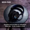 71jpelvETTL._AC_SL1500_.jpg Sony MDR7506 Professional Large Diaphragm Headphone