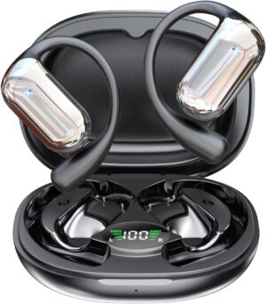 EUQQ Open Ear Bluetooth 5.4 Earbuds, Wireless Headphones Spo... EUQQ Open Ear Bluetooth 5.4 Earbuds, Wireless Headphones Spo...