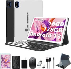 2025 Latest Android 13 Tablet 10.1 Inch, 5G WiFi Tablets Mit...