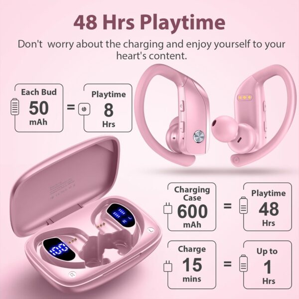 71mTKTbtGkL._AC_SL1500_.jpg bmanl Wireless Earbuds Bluetooth Headphones 48hrs Play Back ...
