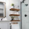 QEEIG Floating Shelves for Wall Bathroom Shelf Bedroom Kitch...