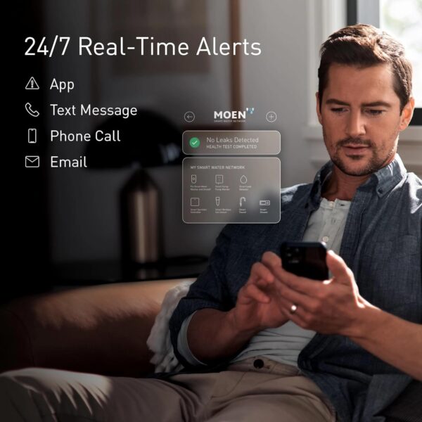 71oNESPLZYL._AC_SL1500_.jpg Moen Flo Smart Water Monitor and Automatic Shutoff Sensor, W...