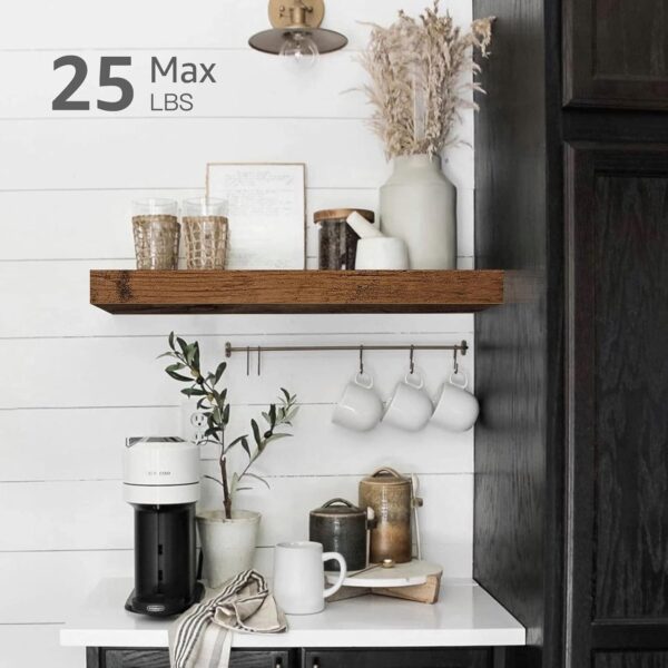 QEEIG Floating Shelves for Wall Bathroom Shelf Bedroom Kitch...