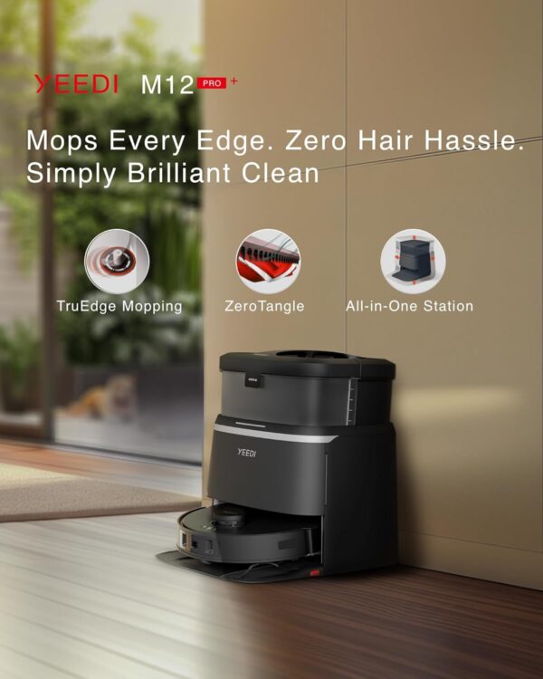 71p54gmuSiL._AC_SL1500_.jpg Yeedi M12 PRO+ Robot Vacuum and Mop, 11000Pa Strong Suction,...