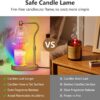 71pa4WRtWvL._AC_SL1500_.jpg Candle Warmer Lamp with 8 Colors LED Changing,with Timer Dim...