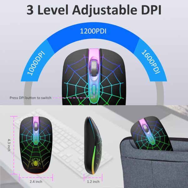 71sGv5hxkXL._AC_SL1500_.jpg TaIYanG Wireless Mouse, 2.4G Portable Optical Quiet Cute Mou...