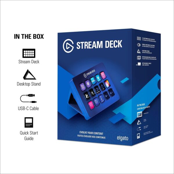 71sdtbPESLL._AC_SL1500_.jpg Elgato Stream Deck MK.2 – Studio Controller, 15 macro keys, ...