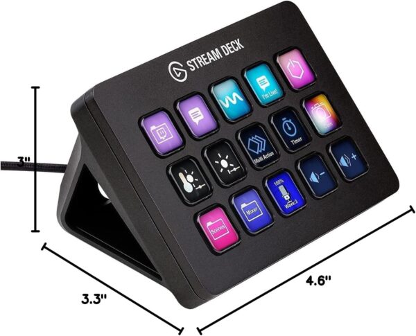 71shEA7BOL._AC_SL1500_.jpg Elgato Stream Deck MK.2 – Studio Controller, 15 macro keys, ...