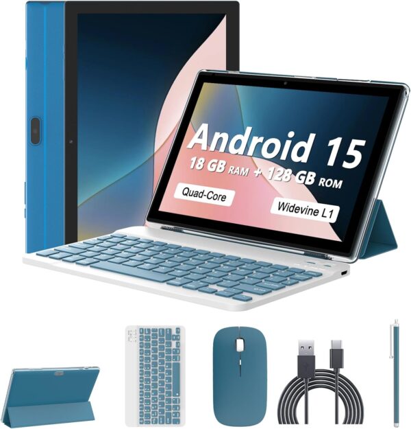 Android 15 Tablet 10 Inch, 18GB RAM+128GB ROM/2TB Expandable... Android 15 Tablet 10 Inch, 18GB RAM+128GB ROM/2TB Expandable...