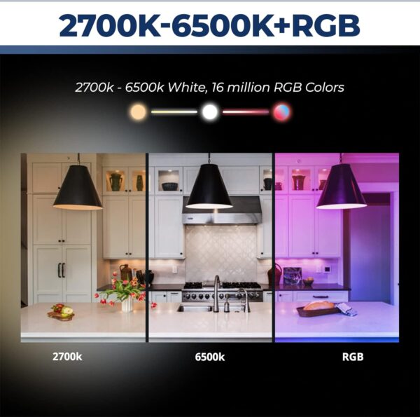 71tKP3M-VuL._AC_SL1500_.jpg Smart Light Bulbs 100W Equivalent, 1350LM 11W WiFi Smart Bul...